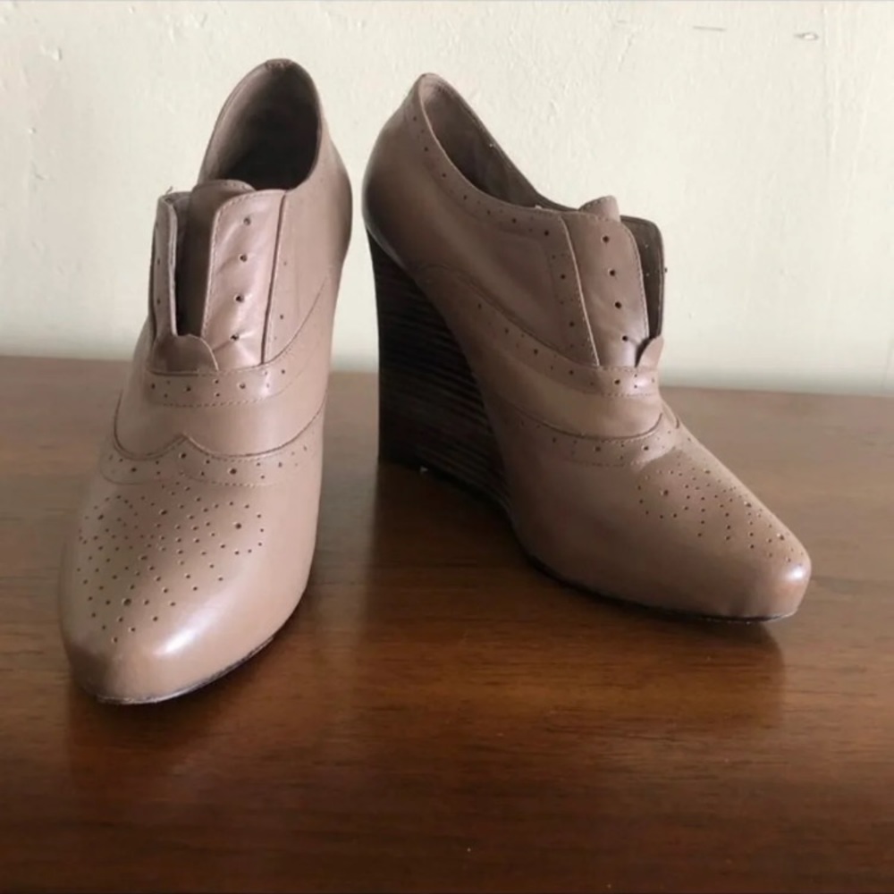 COPY - Joie Oxford Wedge Booties